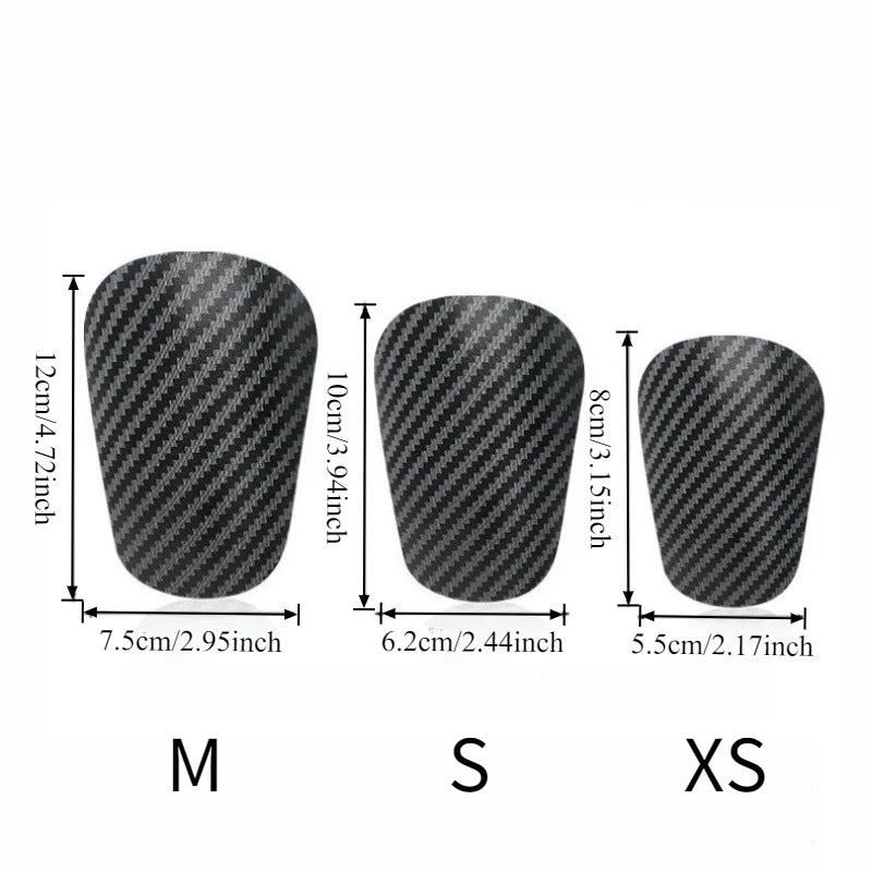 1pair Soccer Shin Guards Shin Protectors Shin Guards Carbon Fiber MINI Ultra-Lightweight Soccer Training Protective Gear