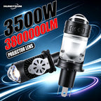 H4 LED Projector Lens Headlight 3800000LM 3500W Super Bright h4 Led Headlamp Wireless With Fan Turbo Lights Plug And Play 6000K