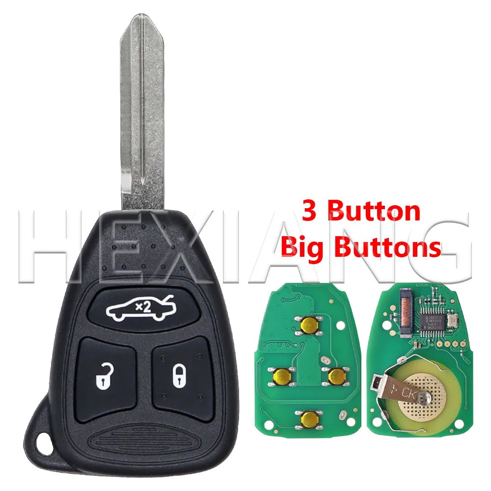 HE KOBDT04A ID46 PCF7941 315/433MHz Car Remote Key For Jeep Commander Liberty Wrangler Dodge Durango Magnum Ram Chrysler 300C