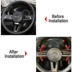 Car Shift Paddles Steering Wheel Paddles Extension DSG For Mazda Mazda3 Axela CX30 CX-30 2020 2021 CX-50 CX-60 CX-90 2023