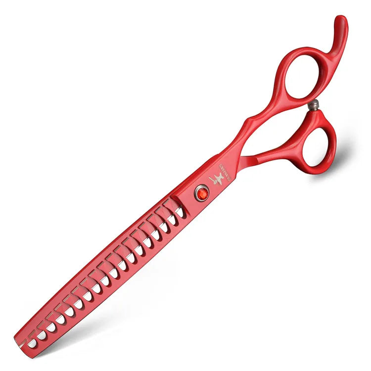 7-inch hair scissors 6cr13 steel hairdresser cutting scissors and thinning scissors or pet scissors