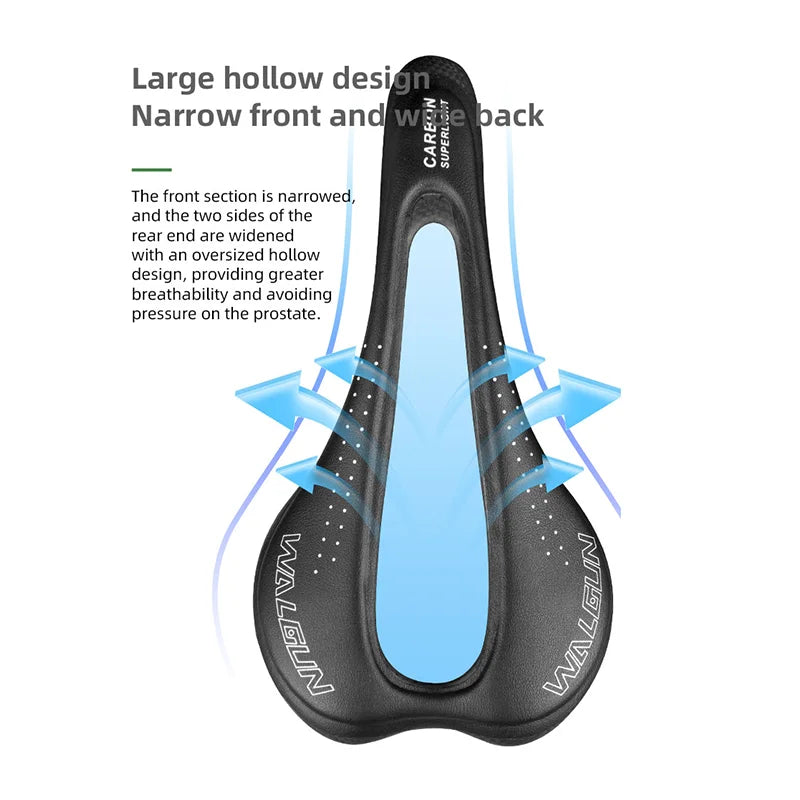 Ultra-light Carbon Bicycle Saddle Hollow MTB Road for Men Women Breathable Comfortable Bike Seats High Rerformance Cycling Parts
