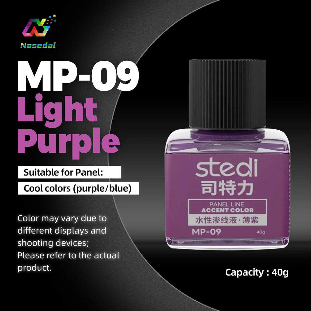 Stedi MP-10~MP-13 40g Weathering Acrylic Paint for Gundam Military Models Hobby Panel Line Painting Tools DIY Crafting Supplies