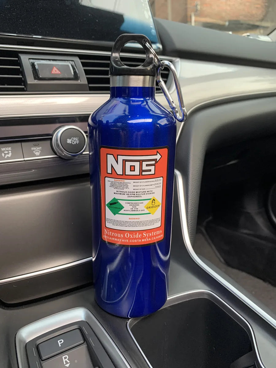 ISGTDRM Car Insulation Cup NOS Nitrogen Cylinder Vacuum Stainless Steel Kettle 500ML Highcapacity Travel Sports Bottle Water Cup