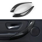 For BMW F30 F31 F34 3GT F32 F33 F36 (2012-2020) Door Handrail Panel Cover Car Trim Accessories, Carbon Fiber ABS Sticker