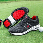 OIMKOI Men Golf Shoes Casual Breathable Waterproof Non-slip Golf Outdoor Training Shoes