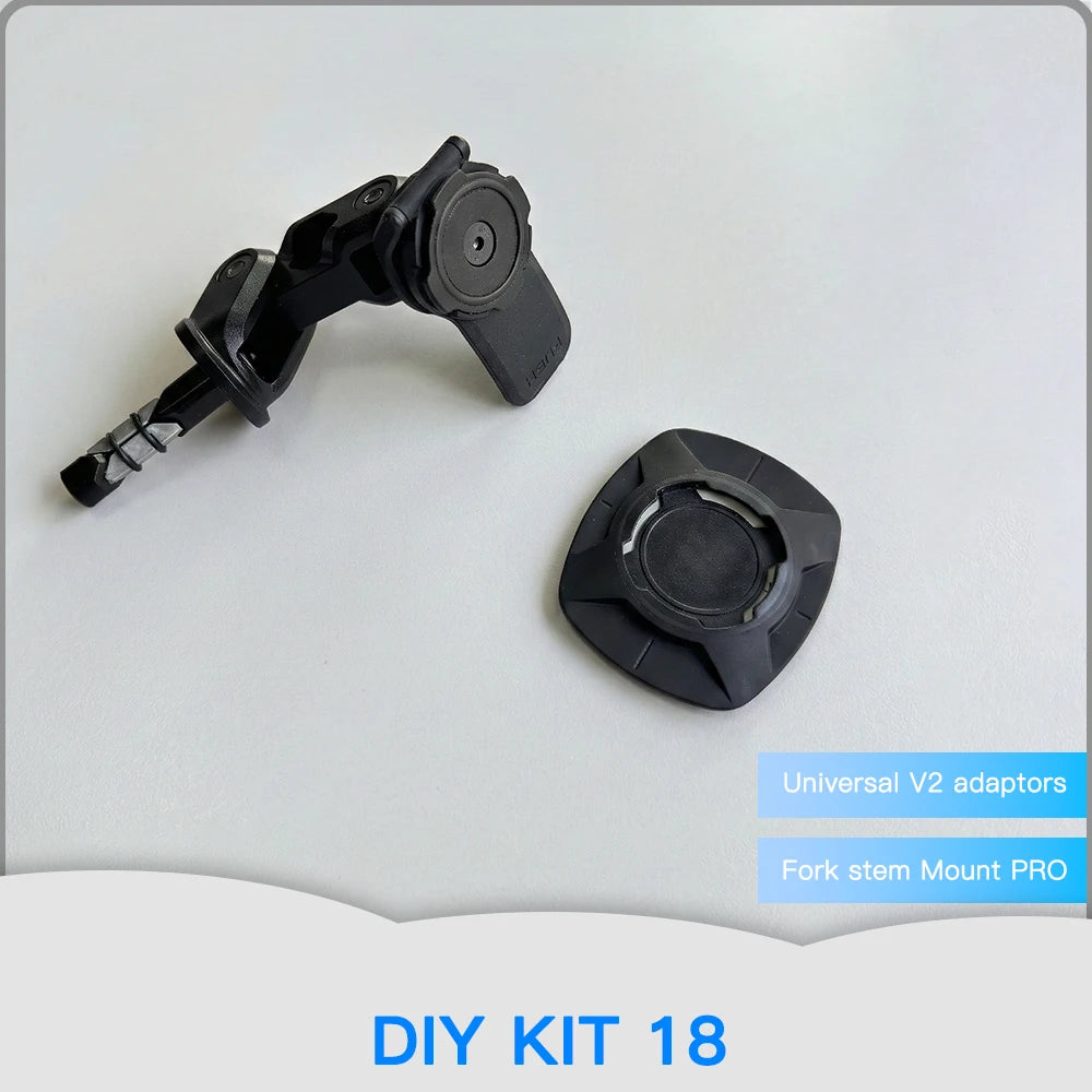 Motorcycle Phone Mount Anti-Shake Quick Release Handlebar Mirror Bracket Holder