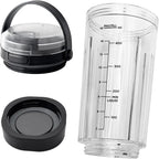 Blender Cup for Ninja Blast BC151BK /BC100 Series Portable Blender For Shakes and Smoothies BPA Free Leakproof-Lid and Sip Spout