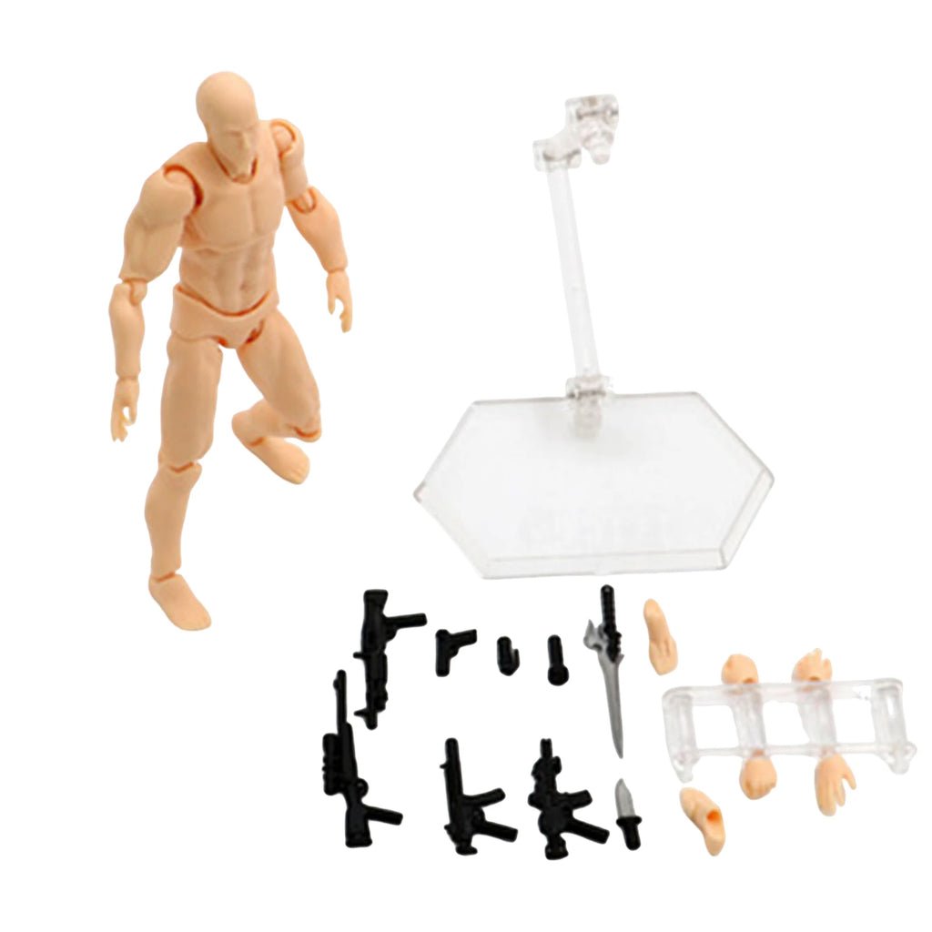 Male Female Body Figure Toy Movable Joints Drawing Mannequin Figure Models for Kids Scientific Cognitive Toys