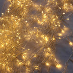 LED Icicle String Lights 4M/12M Curtain Fairy Lights Christmas Garland Outdoor For Wedding Party New Year Terrace Decoration