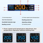 ALIENTEK T90 Smart Soldering Iron 140W Portable Digital Display Automatic Sleep PCB Precision Soldering Iron Repair Tool Kit