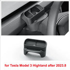 For New Tesla Model Y Juniper 2025 Model 3+ Highland 2024 Steering Wheel Silicone SunGlasses Case Mobile Phone Holder Storage