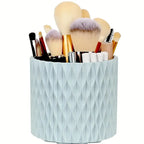 360° Rotating Makeup Organizer Storage Box, Cosmetic Brush & Lipstick Holder, 1pc
