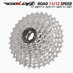 GOLDIX Ultralight CNC Road Bike Cassette 11/12 Speed k7 11S 12S 28T/32T/34T/36T Cassette Sprocket for SHIMANO HG