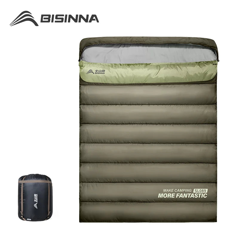 Ultimate All-Season Camping Sleep Solution for Two - BISINNA Bag