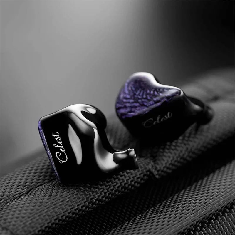 Kinera Celest Wyvern Black Dragon in-Ear Earphones, 10mm LCP Dynamic Driver, Mic