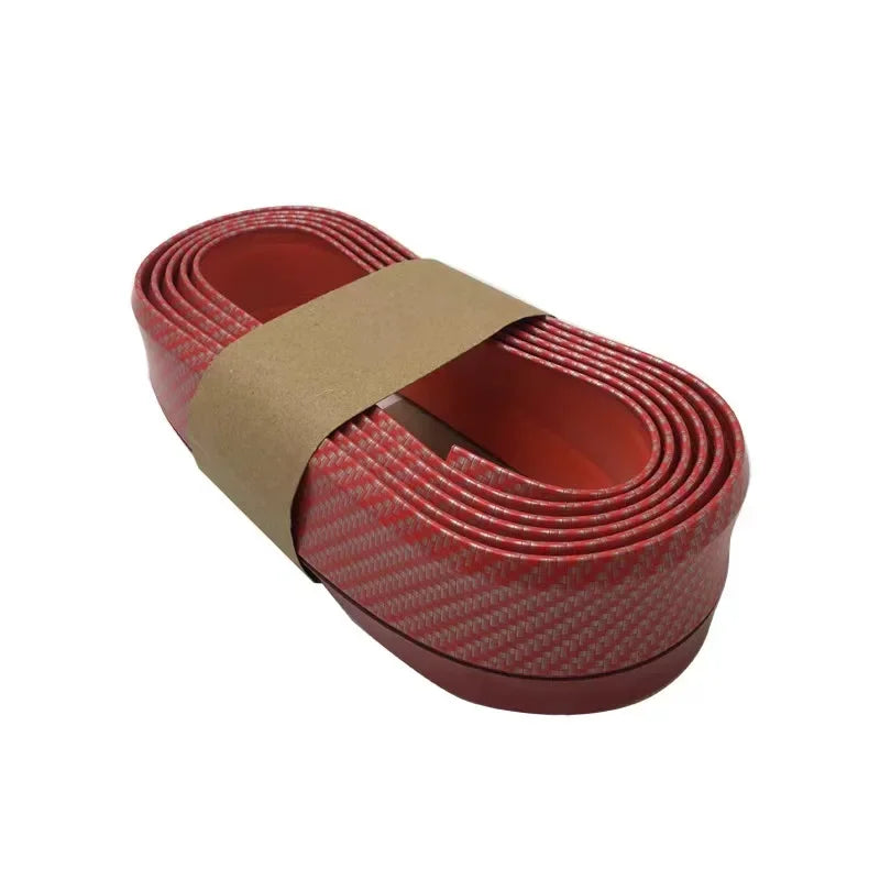 Universal Car Bumper Lip 2.5M Stickers Car Front Bumper Lip Rubber Car Bumper Protectors Exterior Mouldings Bumper Lip Strip