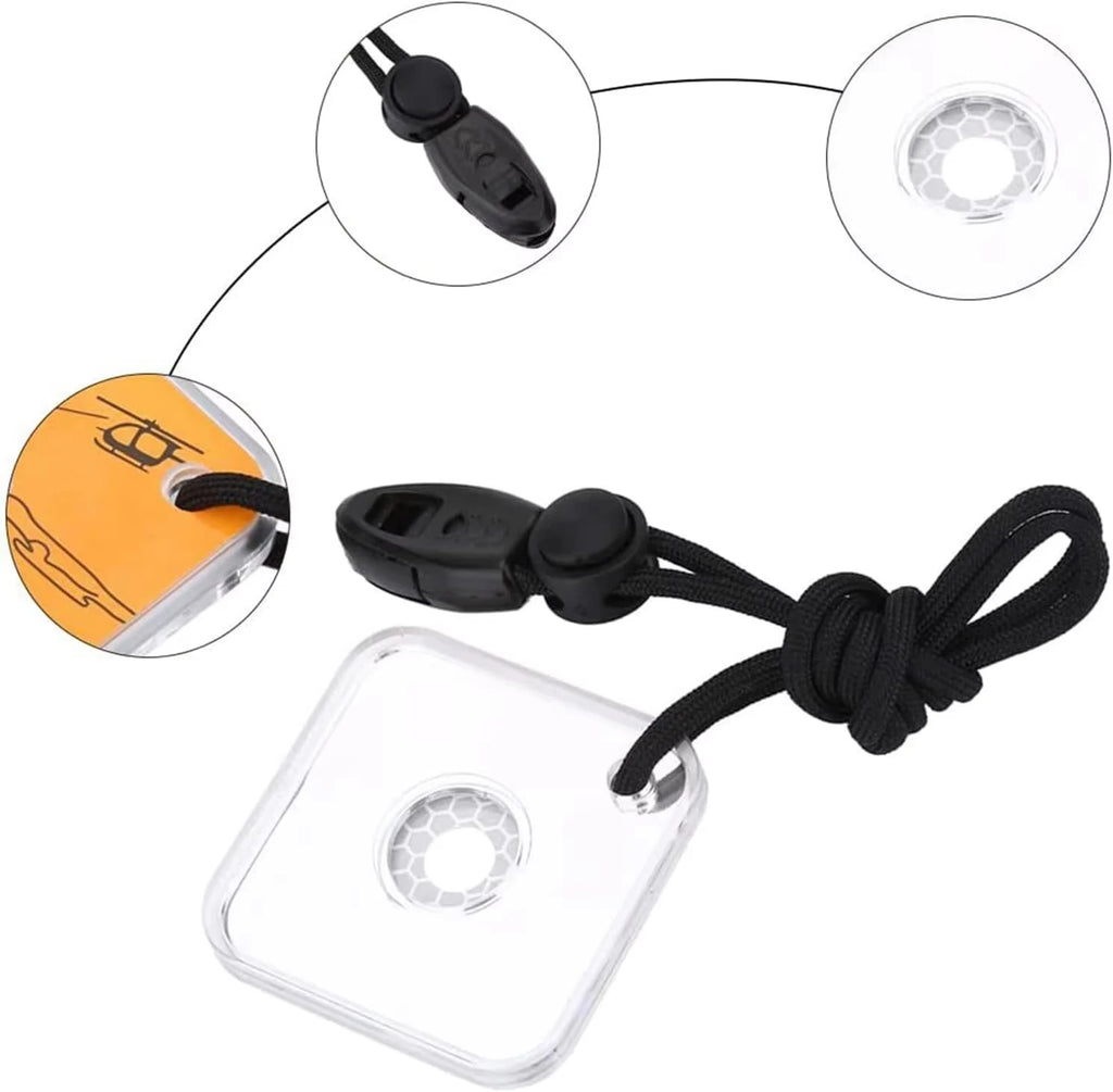 Outdoor field Survival Signal Mirror Sunlight Reflector for Hiking Camping Emergencies First Aid Marine vessel Raft SOS