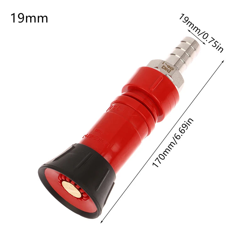 High-Pressure Sprinkler Irrigation Head Flushing Hose Nozzle Large Flow Semi-Water Pump 19/25/32mm For Gardening Garden Watering