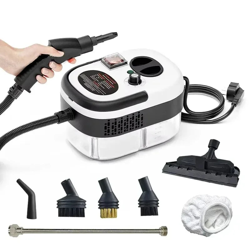 1.2L Steam Cleaner High Temperature Sterilization Air Conditioning Kitchen Hood Home /Car Steaming Cleaner 220V/110V EU/US Plug