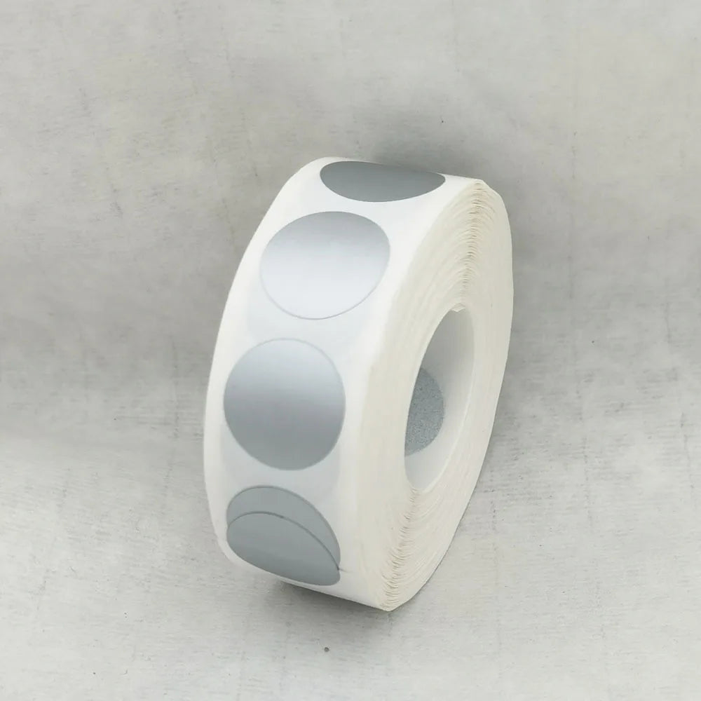 1 Roll DIY Scratch off Stickers in Small round Or Heart Shapes - 3 Sizes Available for Scratch Cards Retail Or Wholesale