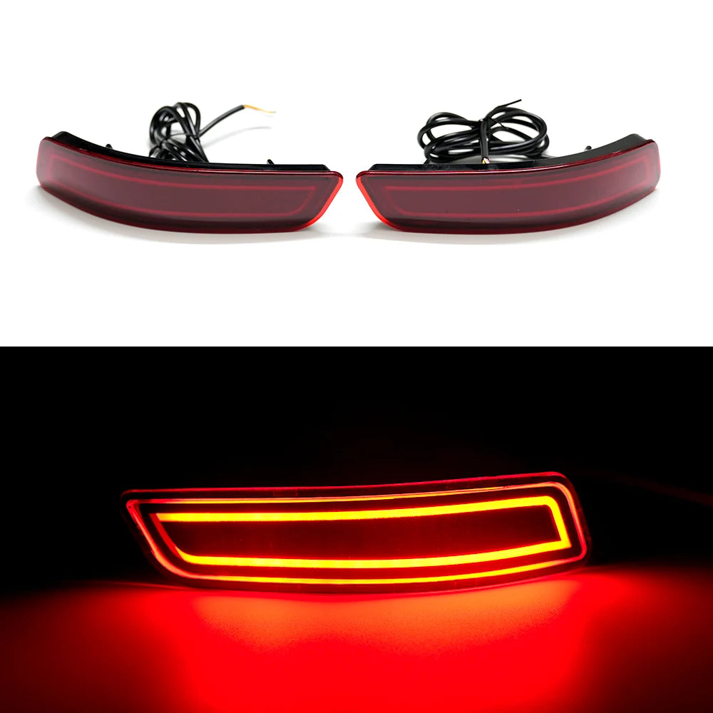 For Toyota Corolla Altis 2014 2015 2016 2017 2018 Drive Brake Turn Signal lamps Dynamic LED Rear Bumper Reflector light