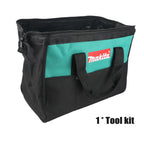 Makita Tool Bag 14.57in Double Layer Oxford Cloth Waterproof Electrician Storage, 1pc