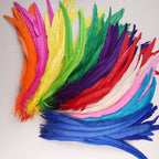 50Pcs 35-40cm Rooster Tail Feathers for Crafts Carnival Accessories Natural Long Plumes Chicken Decoration Feather Headdress
