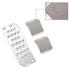Universal replacement car pedals manual Mugen foot rest automatic racing mugen pedal Aluminium brake clutch foot pedal pad cover