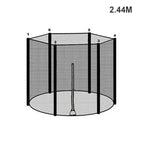 6/8/10/12Feet Trampoline Replacement Net Fence Enclosure Anti-fall Safety Mesh Netting Suit Jumping Pad Fitiness Accessories