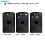 Leather Car Key Cases Smart Keyless Entry Remote Control Fobs Shell Protector Cover Skin For Mazda 5 6 CX-7 CX-9 RX-8 Miata MX-5
