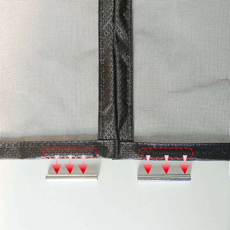 Anti-mosquito magnetic door curtain partition curtain Household non-perforating magnetic mute screen curtain screen mosquito net