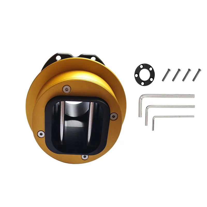 QR1 / QR2 Wheel-side Racing Game Simulator Steering Wheel Metal Quick Release Compatible with FANATEC Base