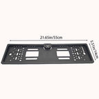4/8/12LED European License Plate Rearview Camera Frame Reverse Backup Camera Night Vision for Truck Car SUV, Camper Pickup