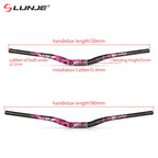 Bicycle Handlebar MTB Handlebar 31.8mm*720/780mm for Road Bike Mountain Handlebar Aluminum Alloy Steering Wheel for Bicycle