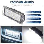 2Pcs Car LED License Number Plate Light White For Renault Trafic 3 (X84) 2014 2015 2016 2017 2018 2019 2020 Canbus Error Free