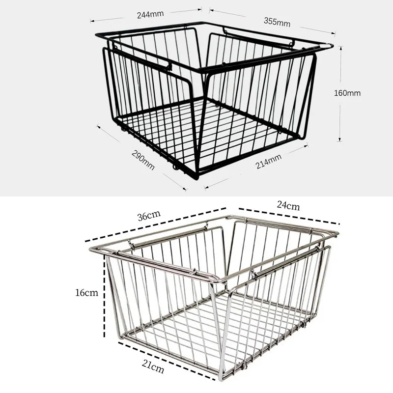 IGT Basket Folding 1 Unit Igt Drain Basket Stainless Steel Igt Camping Table Basket Lightweight Portable IGT Table Accessories