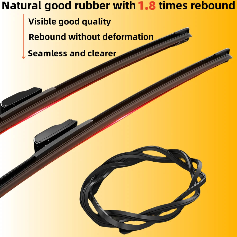 For TESLA Model 3 Model S Model Y Roadster Front Wiper Blades 2012-2024 Windscreen Windshield Window Accessories 2021 2022 2023