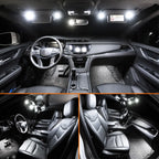 15Pcs For Honda Accord 7 8 7th 8th 2003-2007 2008 2009 2011 2012 Indoor Reading Dome Bulbs LED Interior Vanity mirror Light Kit