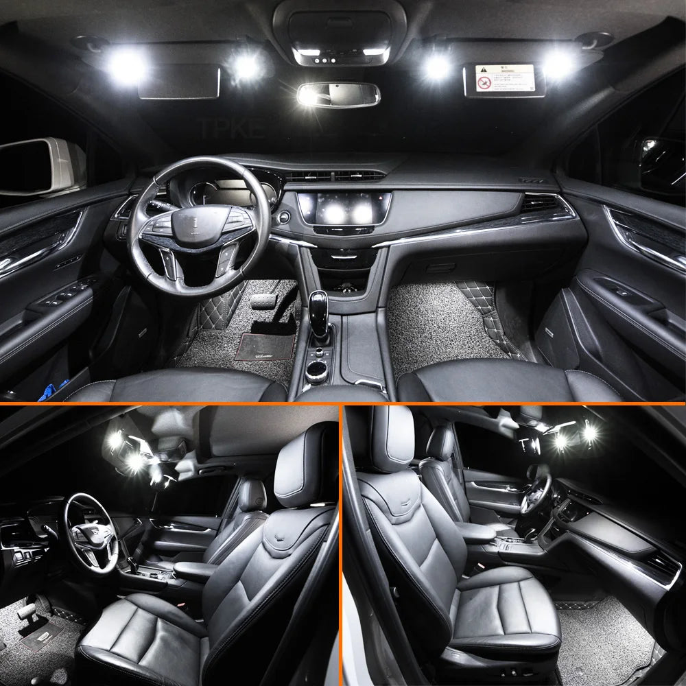 15Pcs For Honda Accord 7 8 7th 8th 2003-2007 2008 2009 2011 2012 Indoor Reading Dome Bulbs LED Interior Vanity mirror Light Kit