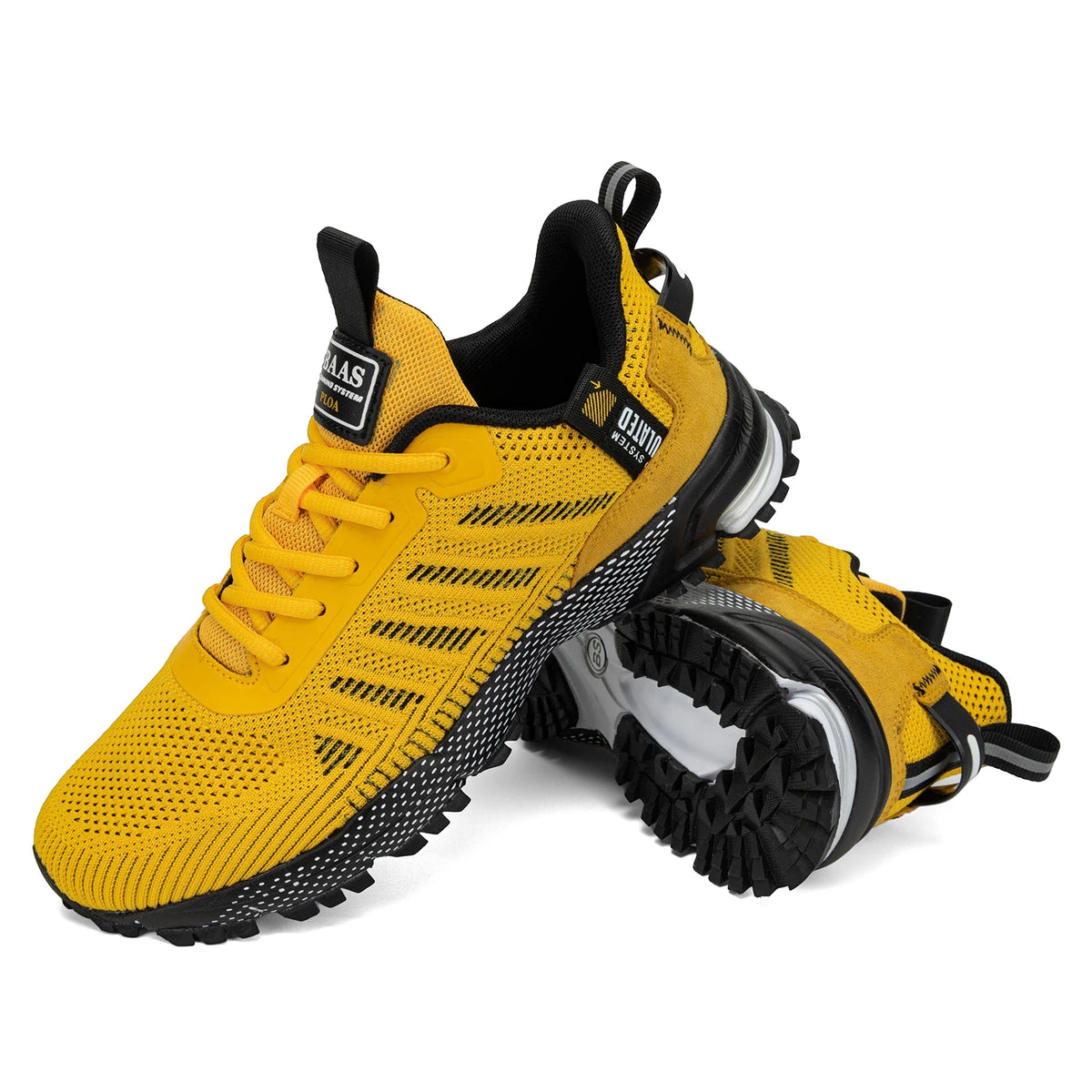 Baasploa Men Running Shoes Brand Breathable Mesh Outdoor Grass New Male Sneakers Shoes Walking Gym Shoes For Men Plus size 41-50
