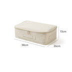 Foldable Home Storage Bag Cotton And Linen Storage Box Large Quilt Storage Bag Clothes Storage Bag Organizer for Bedroom VC