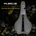 Plselis Road Bicycle Saddle High-Strength Carbon Fiber 3D Printed Counterweight Lightweight 130g Bike Cushion Riding Accessory