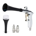 Car Cleaning Gun High Pressure Air Blow Gun w/ 2 Nozzles Car Detailing Dry Washing Professional Car Interior Cleaning Tools