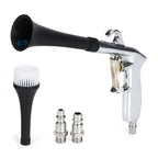Car Cleaning Gun High Pressure Air Blow Gun w/ 2 Nozzles Car Detailing Dry Washing Professional Car Interior Cleaning Tools