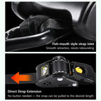 Automatic Retractable Ratchet Strap 3.3m 680kg Quick Release Tie Down Belt with S-Hooks