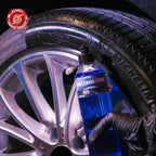 Black Wet Look Tire Shine Dressing -Automotive Clear Coat Tire Dressing for Glossy Wet Tire Look, Vinyl & Plastic, with UV