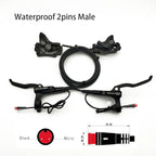 EBKE Electric Bike E-bike 4-Piston Hydraulic Brake For BAFANG Mid BBS 01 02 HD Or 2pin Waterproof Or 2pin SM-2A