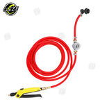 CLEZE 19 Feet High Pressure PPF Car Wrapping Wash Water Hose with Nozzle Spray Gun for Tint Spray Kegs