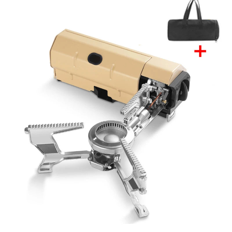 TARKA Camping Cassette Stove Outdoor Folding Gas Burner 2600w Fire Furnace Kitchen Cookware Suitable For Toursit Hiking Picnic